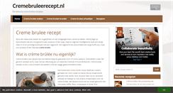 Desktop Screenshot of cremebruleerecept.nl