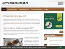 Tablet Screenshot of cremebruleerecept.nl